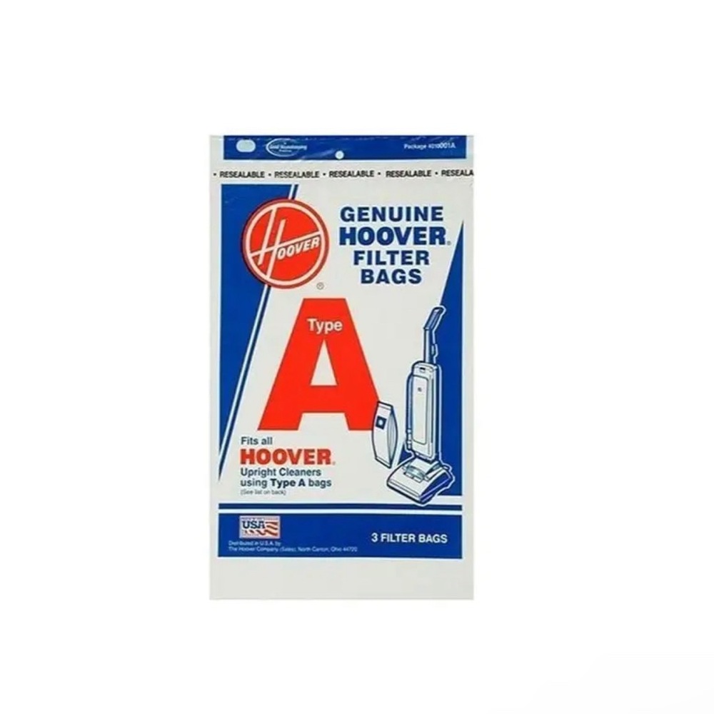 A Type A Vacuum Bags, Hoover® Replacement Disposable Vacuum Bags, 3 bags